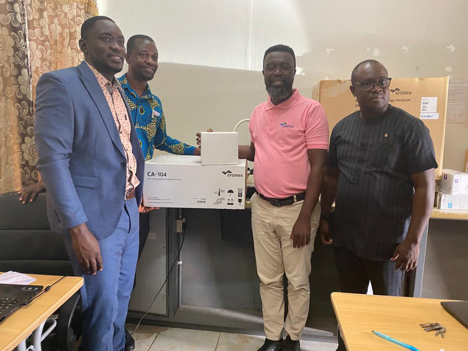 Sysmex donates Medical Laboratory Equipment to UHAS-SAHS 
