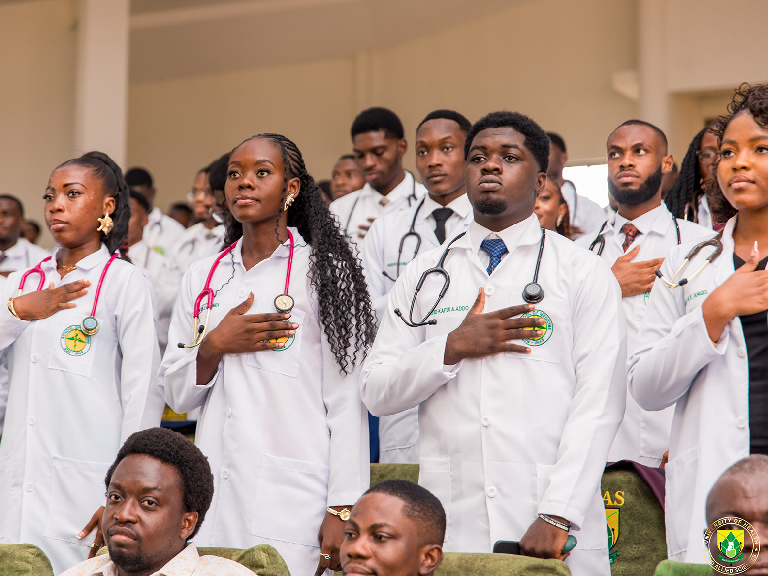 UHAS Holds 5th Joint White Coat Ceremony for Medicine and Pharmacy Students